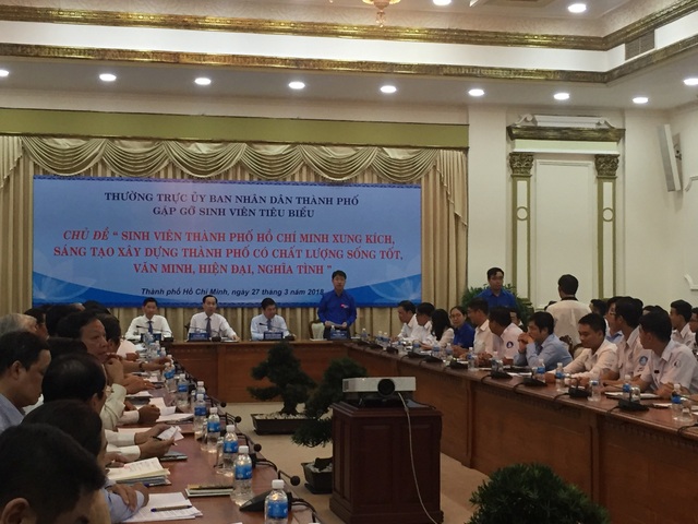 Sinh viên đề xuất dạy kỹ năng thoát hiểm sau vụ cháy chung cư Carina - 3 Buổi gặp gỡ có sự tham gia của 150 sinh viên tiêu biểu đến từ các trường ĐH trên địa bàn TPHCM