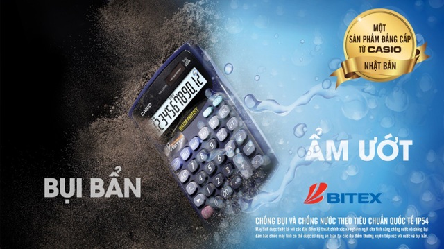 Chợ bẩn, công trường bụi, và giải pháp chống bụi, chống nước mang tên WD-220MS - 3 WD-220MS của CASIO – Không ngại bụi bẩn, chẳng lo ẩm ướt
