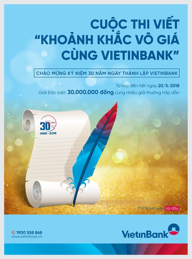 Phát động Cuộc thi viết “Khoảnh khắc vô giá cùng VietinBank” - 1 Phát động Cuộc thi viết “Khoảnh khắc vô giá cùng VietinBank” - 1
