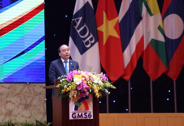 Các nước tiểu vùng Mekong thông qua Kế hoạch hành động Hà Nội - 1 Thủ tướng Nguyễn Xuân Phúc chủ trì phiên họp toàn thể Hội nghị GMS (ảnh: Hữu Nghị)