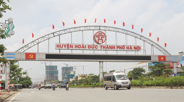 Hà Nội sẽ đầu tư, xây dựng huyện Hoài Đức thành quận vào năm 2020.