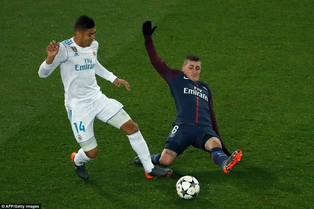 Những khoảnh khắc Real Madrid hạ đo ván PSG tại nước Pháp - 16
Casemiro là người ấn định chiến thắng 2-1 cho Real Madrid ở phút 80
