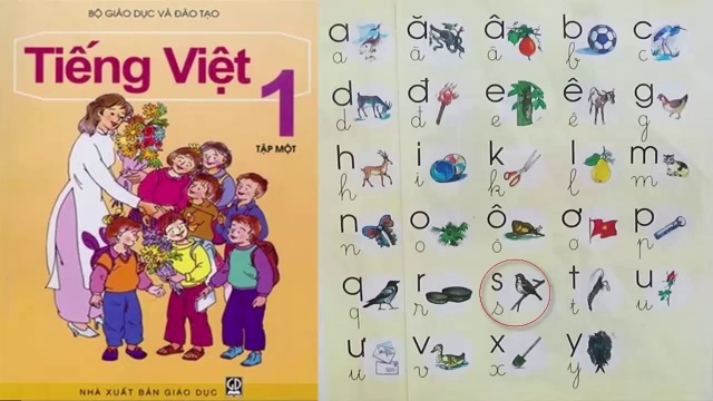 Sẽ có quy định mới về chuẩn chính tả - 1 Sách giáo khoa ba lớp đầu cấp tiểu học (lớp 1, 2 và 3) sử dụng hình thức phiên âm, có gạch nối để nối các âm tiết trong cùng một bộ phận tạo thành tên.