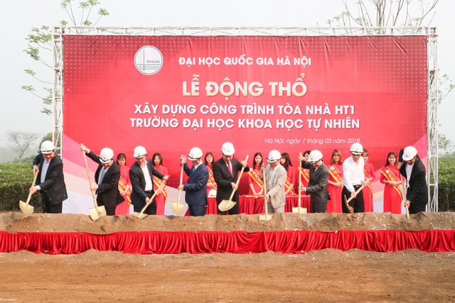 Bắt đầu xây dựng trường ĐH Khoa học tự nhiên tại Hòa lạc - 1
Lễ động thổ xây dựng trường ĐH Khoa học tự nhiên - ĐH QGHN