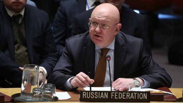 Mỹ dọa hành động chống Syria không cần thông qua Liên Hợp Quốc - 2 Đại sứ Nga tại Liên Hợp Quốc Vassily Nebenzia (Ảnh: Reuters)