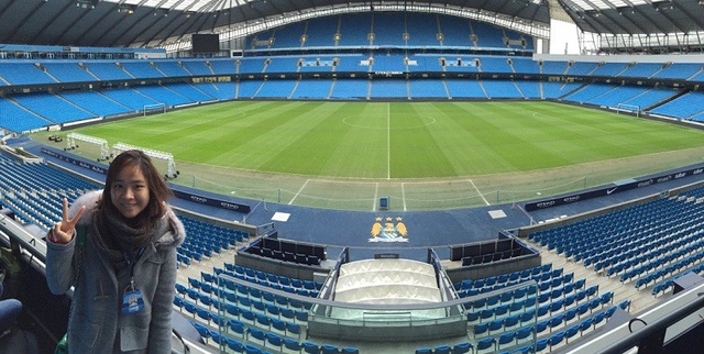 Nữ du học sinh “dành cả thanh xuân” để khám phá các sân bóng nổi tiếng - 7 Etihad - ManCity 2014 (Anh)