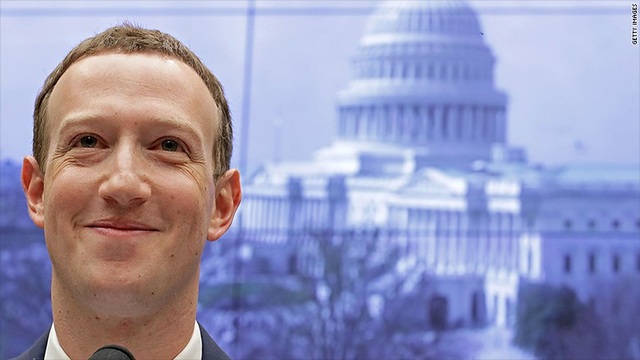 Sau 2 ngày trả lời chất vấn, Facebook tăng gần 23 tỷ USD giá trị, Mark Zuckerberg kiếm thêm 3 tỷ USD.