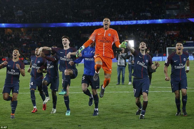 Hủy diệt Monaco 7-1, PSG chính thức vô địch Ligue 1 - 2 PSG chính thức lên ngôi vô địch Ligue 1