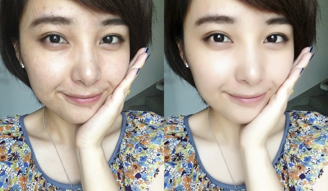 
Khuôn mặt của một cô gái trước và sau khi sử dụng phần mềm sửa ảnh (Ảnh minh họa: SCMP)
