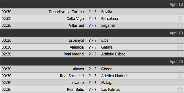 Barcelona tiến gần ngôi vô địch La Liga tại Balaidos? - 1
Lịch thi đấu vòng 33 La Liga