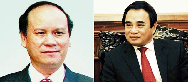 Bắt nguyên Phó Tổng cục trưởng Tổng cục Tình báo và hàng loạt cán bộ liên quan Vũ "Nhôm" - 2
Hai nguyên Chủ tịch Đà Nẵng Trần Văn Minh và Văn Hữu Chiến.