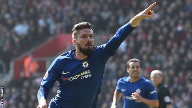 Đội hình tiêu biểu vòng 34 Premier League: Vinh danh siêu dự bị - 3 Cú đúp của Olivier Giroud đã giúp Chelsea lội ngược dòng giành chiến thắng trước Southampton