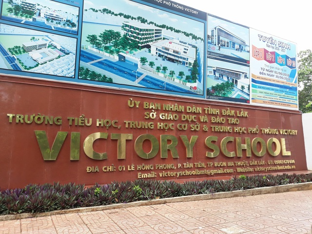 Trường “ma” liên kết tại Đắk Lắk: Mới thí điểm năm đầu tiên - 1
Trường Tiểu học - THCS - THPT Victory là đơn vị duy nhất của tỉnh Đắk Lắk liên kết với trường quốc tế ma GWIS.