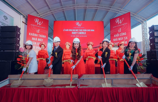 Khánh thành nhà máy sản xuất mỹ phẩm Ruby's World - 4 Lễ khởi công xây dựng Nhà máy sản xuất Thực phẩm chức năng Ruby’s World