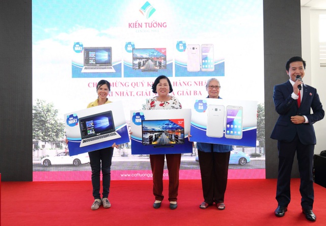 Khu đô thị Kiến Tường Central Mall: 6 yếu tố “vàng” thu hút khách hàng đầu tư và an cư - 3 Chương trình rút thăm may mắn dành cho khách hàng tham quan dự án