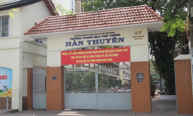 Cảnh cáo thầy giáo xưng tao - mày, gọi học trò là “cẩu nam nữ” - 1 Trường THPT Hàn Thuyên, quận Phú Nhuận, TPHCM