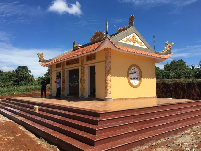 Đền thờ Vua Hùng tại xã biên giới Đắk Búk So (huyện Tuy Đức)