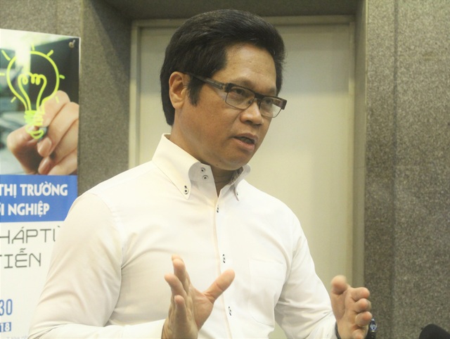Giám đốc quỹ khởi nghiệp: Ở Việt Nam, ít người hiểu đầy đủ về startup - 2 TS Vũ Tiến Lộc khẳng định tinh thần khởi nghiệp của Việt Nam không thua kém so với thế giới. (Ảnh: Hồng Vân)