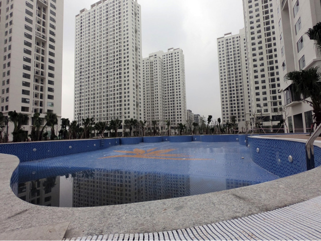 Đầu tháng 5/2018, An Bình City chính thức bàn giao căn hộ - 2 Đài phun nước quảng trường trung tâm giữa 8 tòa nhà chung cư An Bình City