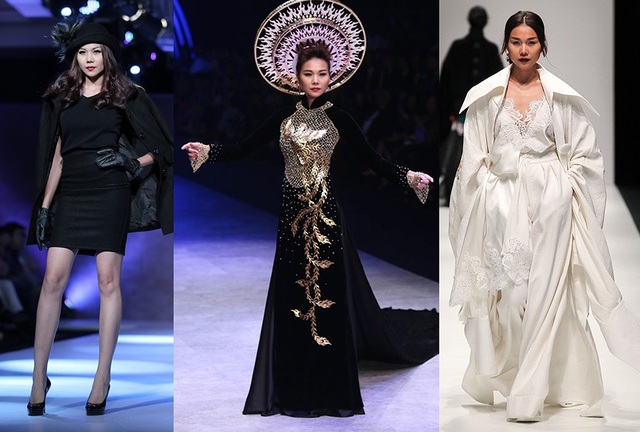 Hà Hồ - Thanh Hằng: Sự nghiệp tương đồng, tình duyên trái ngược - 13 Và chắc chắn khi Thanh Hằng nhận show thời trang cô luôn đảm nhận vị trí vedette vì cách làm việc chuyên nghiệp của mình.