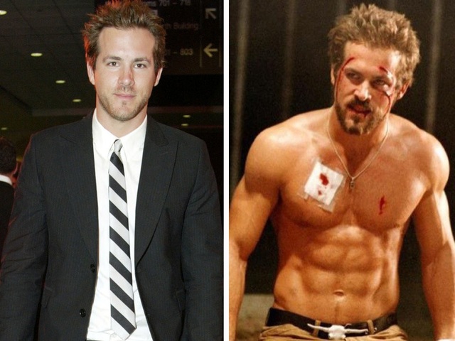 Những diễn viên tăng cân “kịch liệt” để nhập vai - 2 Nam diễn viên Ryan Reynolds tăng hơn 11kg cơ bắp để đóng “Blade Trinity” (Săn quỷ 3 - 2004)