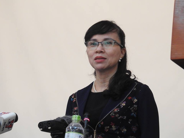 Gần 926.000 thí sinh đăng ký dự thi THPT quốc gia 2018 - 1 Bà Nguyễn Thị Kim Phụng, Vụ trưởng Vụ Giáo dục ĐH, Bộ GD&ĐT. (Ảnh: Đình Tuệ)