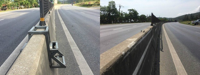 Tháo dỡ những chiếc thang vượt dải phân cách trên quốc lộ - 2 ...và chiếc thang sắt tại chân đèo Lý Hòa, huyện Bố Trạch đã được tháo gỡ