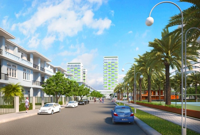 Hàng loạt các dự án trọng điểm của thị trường bất động sản Huế về tay Đất Xanh Bắc Miền Trung - 10 Dãy nhà Shophouse dự án An Cựu city