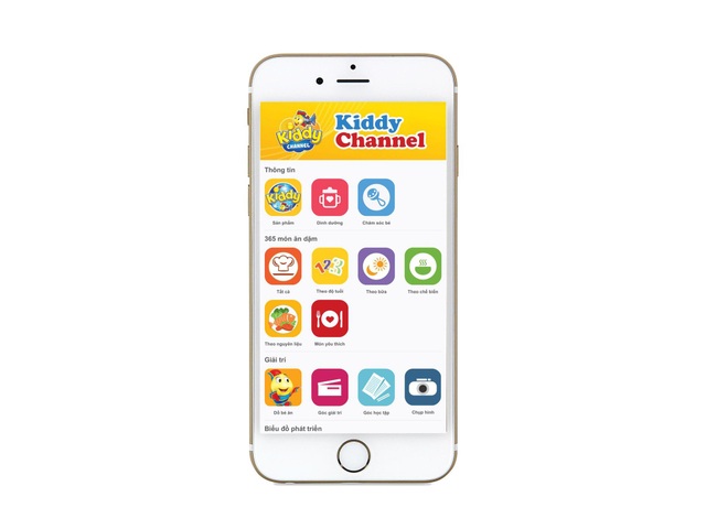 Cộng đồng mẹ bỉm sữa xôn xao trước ứng dụng chăm con mới - 2 Giao diện ứng dụng Kiddy Channel đang được nhiều mẹ bỉm sữa nhắc đến