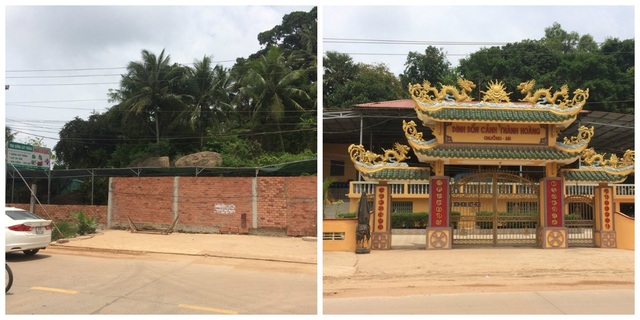 “Xẻo” gần 17.000m2 đất chùa cấp cho cá nhân tại "đảo ngọc" Phú Quốc? - 1 Khu đất có xây tường rào hiện Ban quản trị Chuông Am tranh chấp với ông Nguyễn Văn Mười