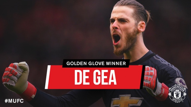 De Gea lần đầu nhận giải Găng tay vàng - 1 De Gea đã nhận giải Găng tay vàng ở Premier League mùa này