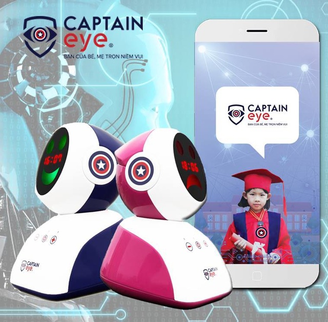 Con bị lưng cong, vai vẹo, mắt cận: Mẹ vui mừng tìm được cách “cứu” con - 1
Chú robot Captain Eye.