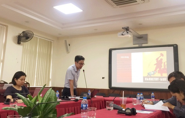 Khoa Luật - ĐH QGHN phối hợp với Pháp tổ chức hội thảo chống tác tại của rượu, bia - 4 Nhiều tham luận về Luật rượu bia dưới góc nhìn so sánh được đưa ra tại hội thảo.