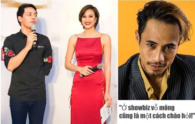 Loạt sao Việt phẫn nộ trước lời xin lỗi đầy biện minh của Phạm Anh Khoa - 2 Phương Mai và MC Phan Anh đã phản ứng mạnh mẽ trước lời biện minh Ở showbiz, vỗ mông cũng là một cách chào hỏi của Phạm Anh Khoa. Ảnh: TL.