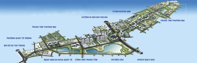 Quy hoạch quận Long Biên - Hà Nội: Tiềm năng bứt phá của “trung tâm đô thị mới” - 3
Ảnh quy hoạch của một khu đô thị tại Long Biên.