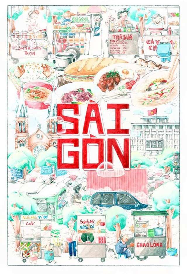 Nữ sinh tuổi 18 đoạt giải Nhất thiết kế biểu tượng quê hương - 9 Lê Huỳnh Mỵ với tác phẩm “Sài Gòn”