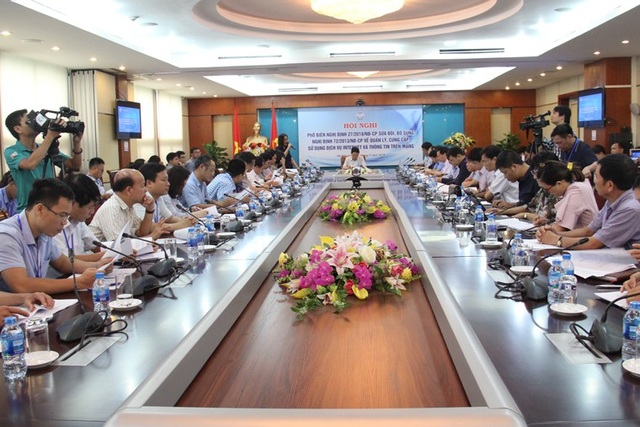 Rút ngắn thời gian cấp phép trang tin điện tử và trò chơi điện tử trên mạng - 1 Hội nghị phổ biến Nghị định 27/2018/NĐ-CP sửa đổi, bổ sung một số điều của Nghị định số 72/2013/NĐ-CP. Ảnh: Bộ TT&TT