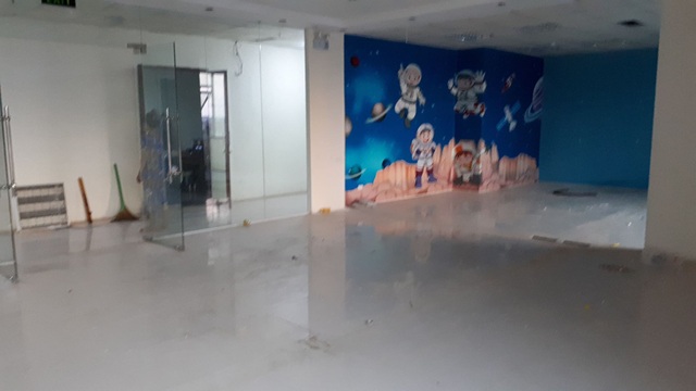 “Xóa sổ” trung tâm tiếng Anh có cô giáo chửi học viên là “lợn” - 4 Không còn dấu vết của 2 phòng học tại TT MST ở Trần Phú, Hà Đông.
