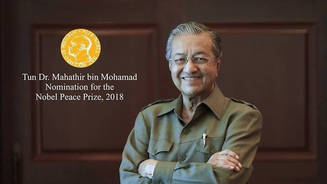
Hình ảnh Thủ tướng Malaysia Mahathir Mohamad được sử dụng để đề cử ông cho giải Nobel Hòa bình. (Ảnh: Change.org)
