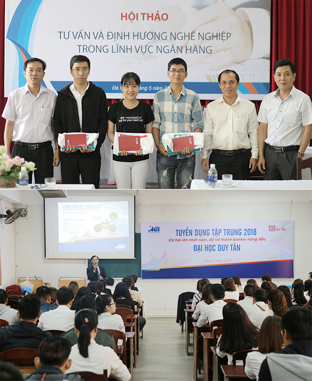 Cơ hội nào cho ngành Ngân hàng? - 2 Các hoạt động hội thảo, tuyển dụng sinh viên ngành Ngân hàng diễn ra thường xuyên tại ĐH Duy Tân