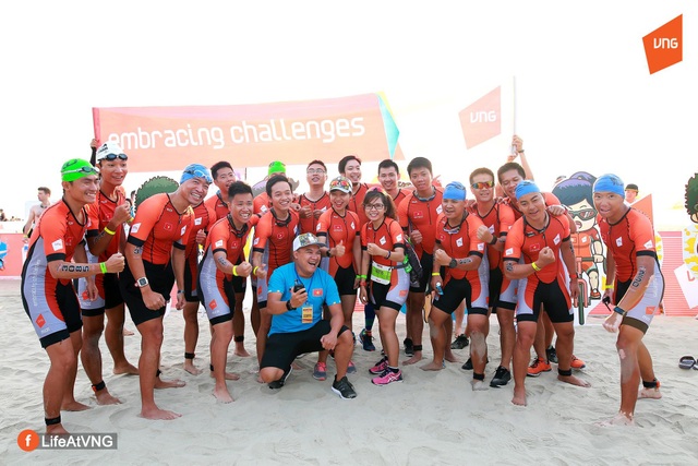 Khi dân công nghệ rủ nhau chơi thể thao - 2 Đội hình VNG tham gia Ironman 70.3 năm 2017