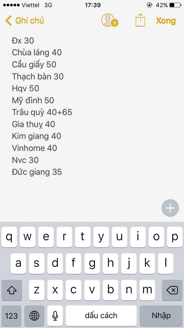 Bỏ việc văn phòng đi làm shipper, lương tháng gấp đôi ngồi bàn giấy - 2 Địa chỉ giao hàng của Cường đã nhận trong buổi sáng. Tổng số tiền nhận được sau khi giao hết 13 đơn này là khoảng 540.000 đồng.