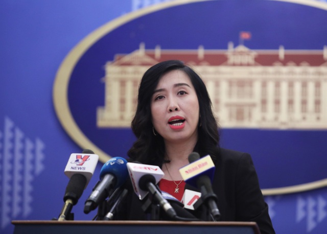 Bộ Ngoại giao nói về việc tàu chiến Mỹ áp sát Hoàng Sa - 2 Người phát ngôn Bộ Ngoại giao Việt Nam Lê Thị Thu Hằng