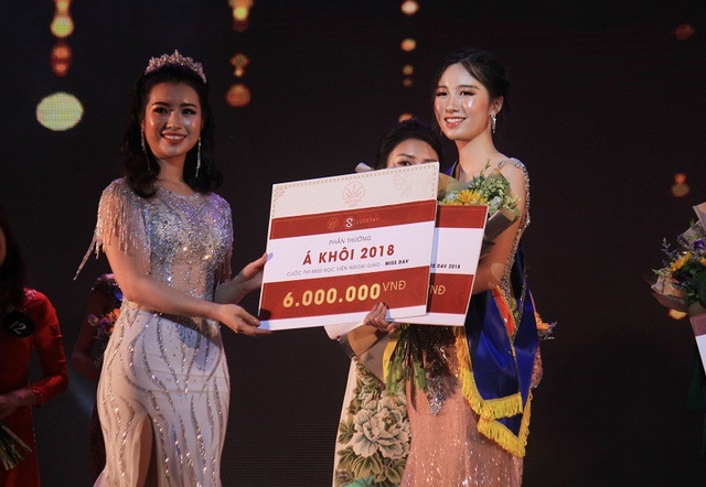 Nữ sinh ngành Truyền thông Quốc tế trở thành tân Hoa khôi Học viện Ngoại giao - 7 Á khôi 2 kiêm Hoa khôi Áo dài Nguyễn Ngọc Anh