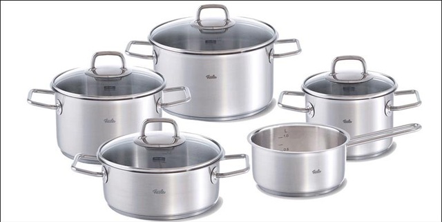 5 Bộ nồi cao cấp Fissler từ Đức được người tiêu dùng “săn tìm” - 9 Bội nồi Fissler Viseo 5 món