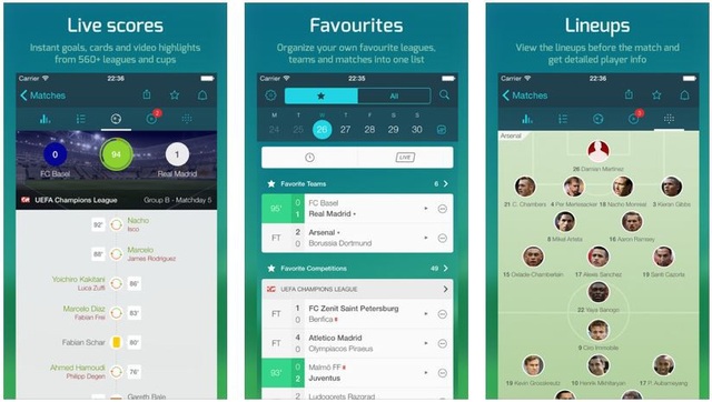 Điểm mặt các ứng dụng hữu ích cho mùa World Cup - 3 Hình ảnh trực quan và thông tin đa dạng chính là điểm mạnh của Forza Football