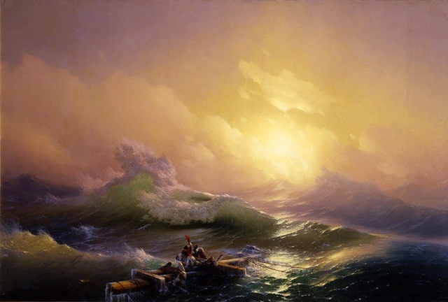 Bức “Làn sóng thứ 9” (1859) - Ivan Aivazovsky 