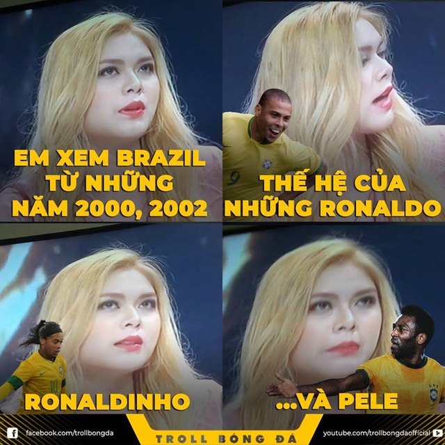 Lỡ khoe "xem Brazil năm 2000 khi có Pele" trên truyền hình, 9X xinh đẹp bị dân mạng bóc phốt - 1 Diệp Anh bị chế nhạo vì nhớ nhầm thông tin bóng đá Brazil