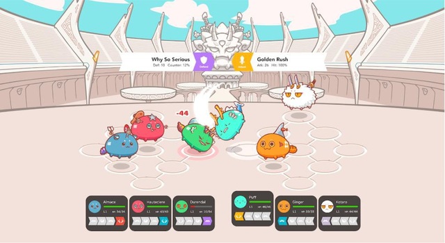 Blockchain lên ngôi, cựu sinh viên FPT làm game kiếm bộn tiền - 2
Những nhân vật trong game Axie Infinity có thể tương tác với nhau giống như trên mạng xã hội.