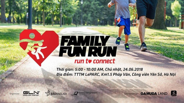 Chạy kết nối yêu thương cùng MC Phan Anh và Đỗ Nhật Nam tại Family Fun Run - 1
Chạy để có một ngày ý nghĩa bên gia đình